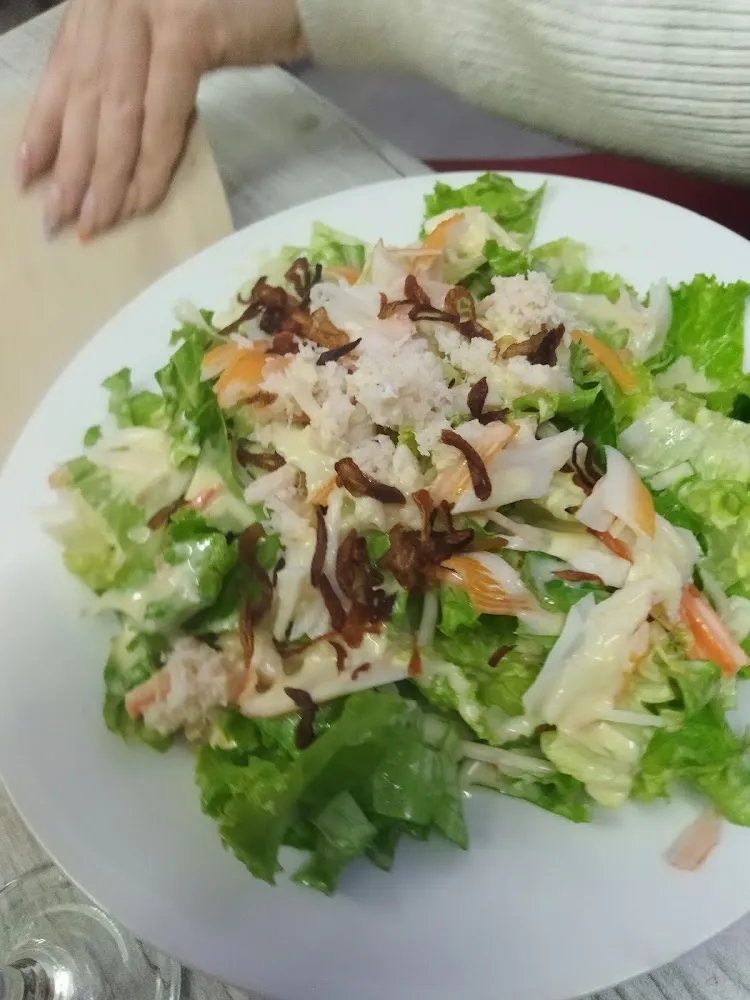Salade Chinoise Aux Crevettes